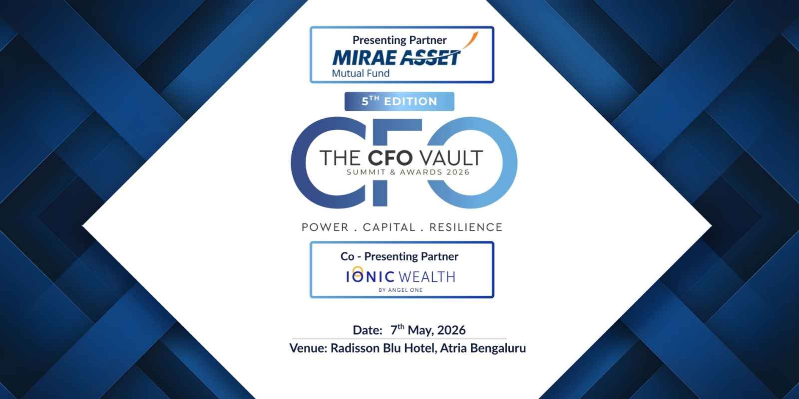 5th Edition The CFO Vault Summit & Awards 2026