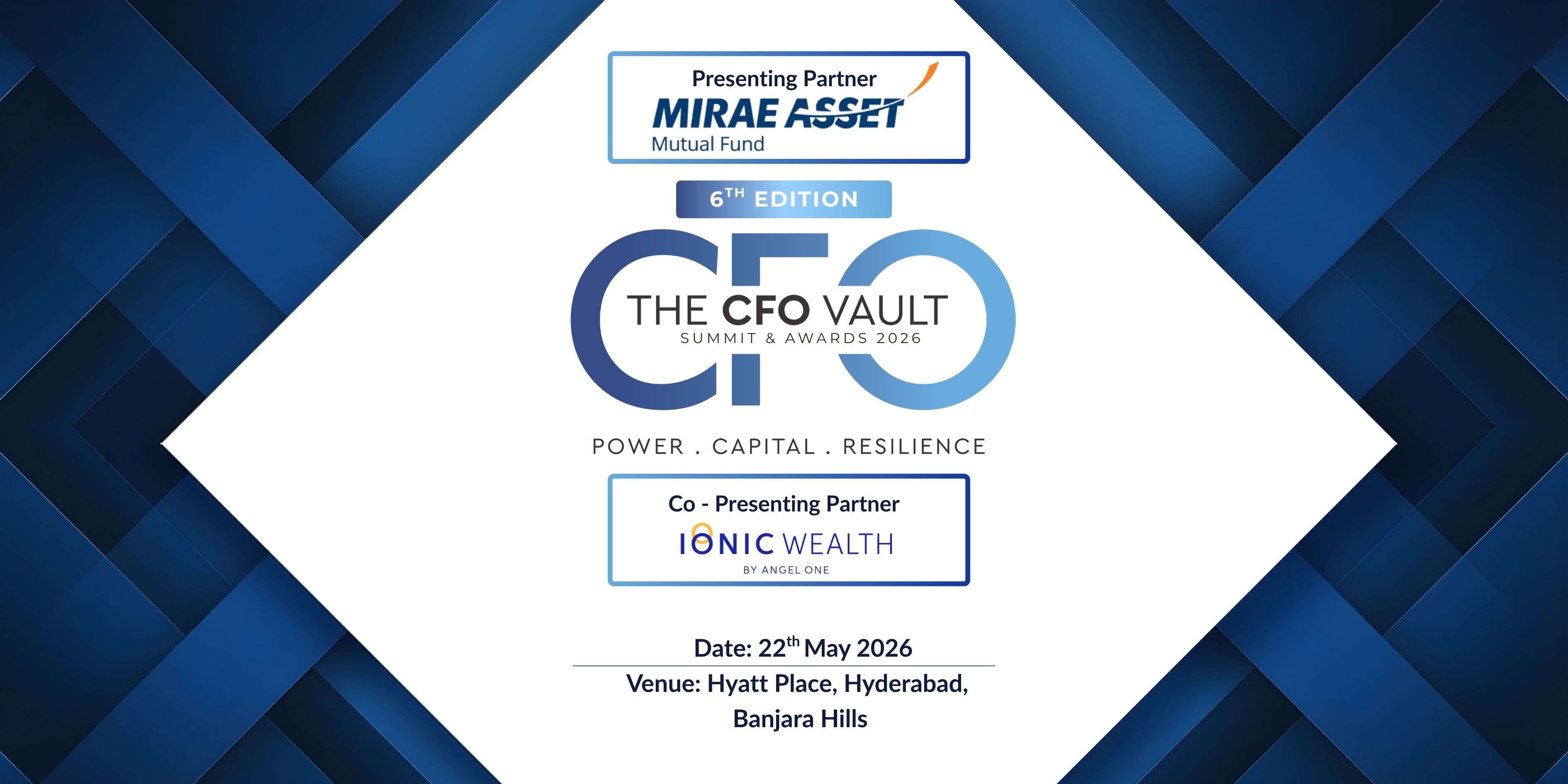 6th Edition The CFO Vault Summit & Awards 2026